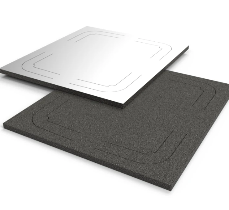 Rubber mat Supra render white